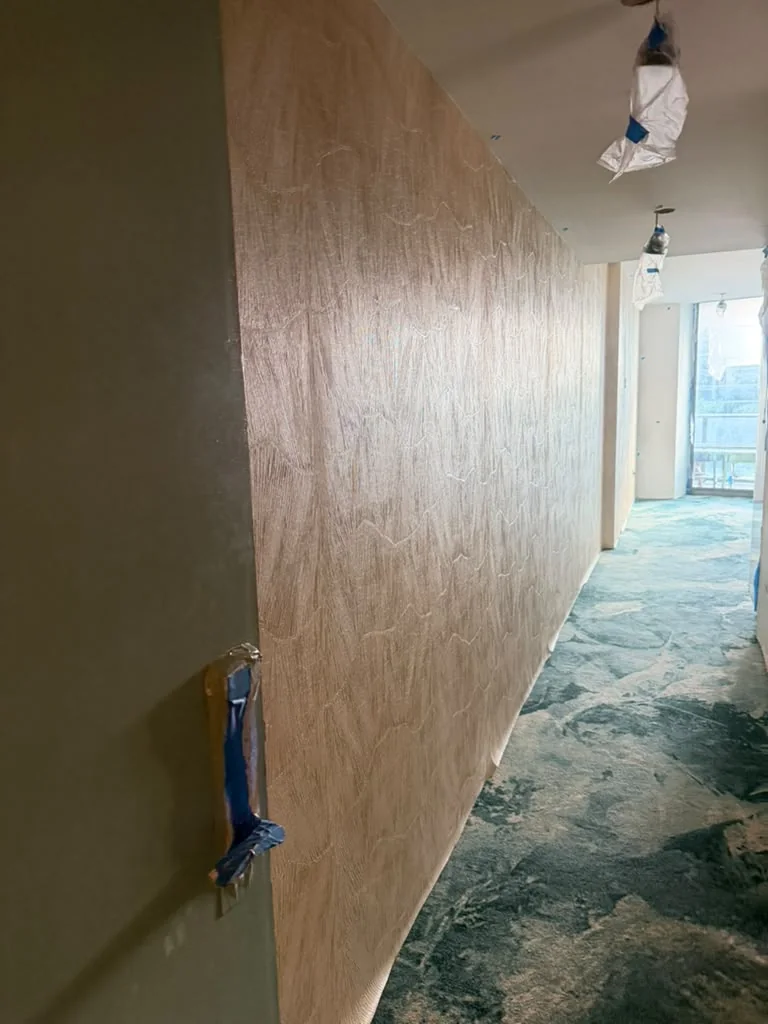 Wallcovering detail