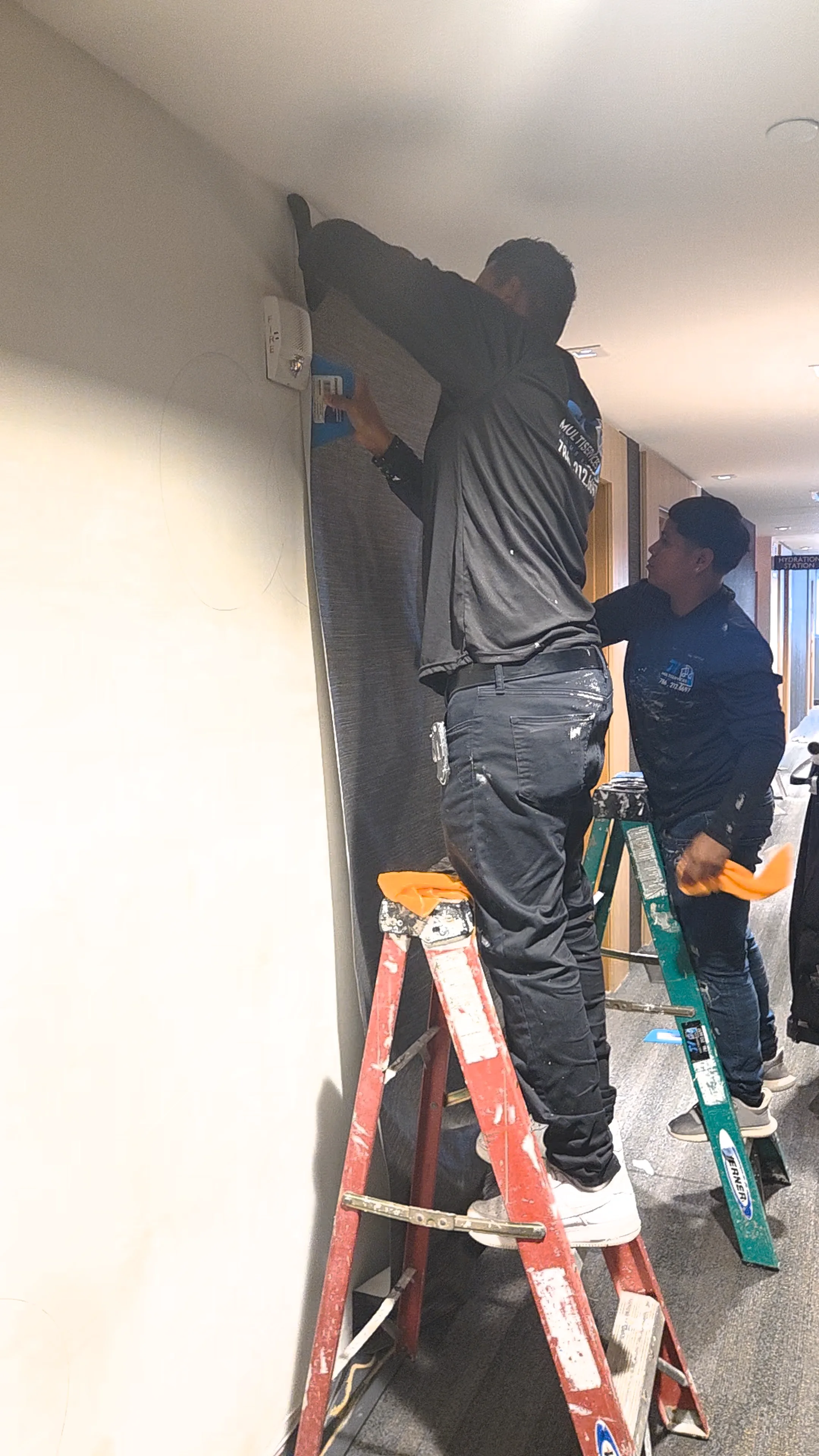 JV team carrying out interior improvements