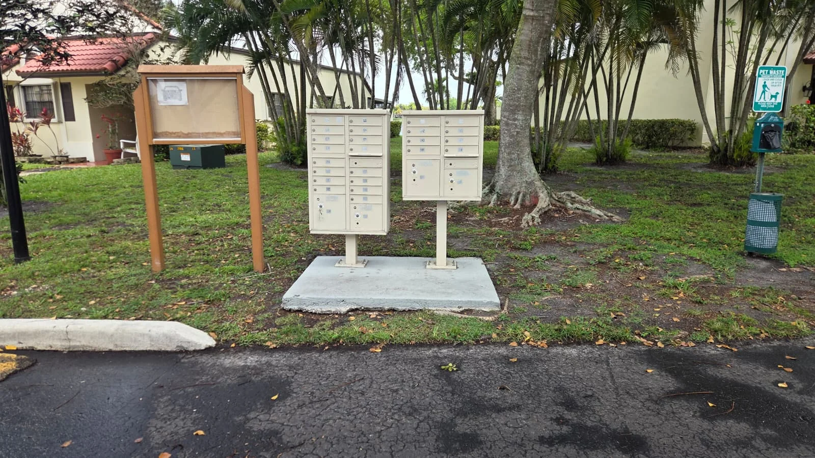 THCV · Mailbox area cleanup · After